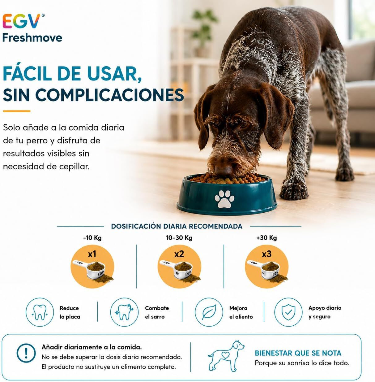 EGV FRESHMOVE Polvo dental antisarro y mal aliento 250 gr, , large Imagen numero 3