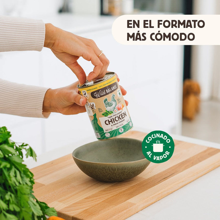 Wild Balance BARF Pollo y Vegetales lata para perros thumbnail