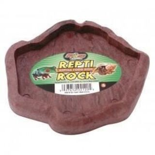 Zoomed Repti Rock Comedero de Plástico para reptiles