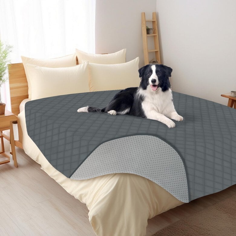 Nobleza Funda de Sofá Impermeable para Cama de Perro, Manta para Mascotas para Sofá y Cama, Protección de Muebles, Lavable y Antideslizante