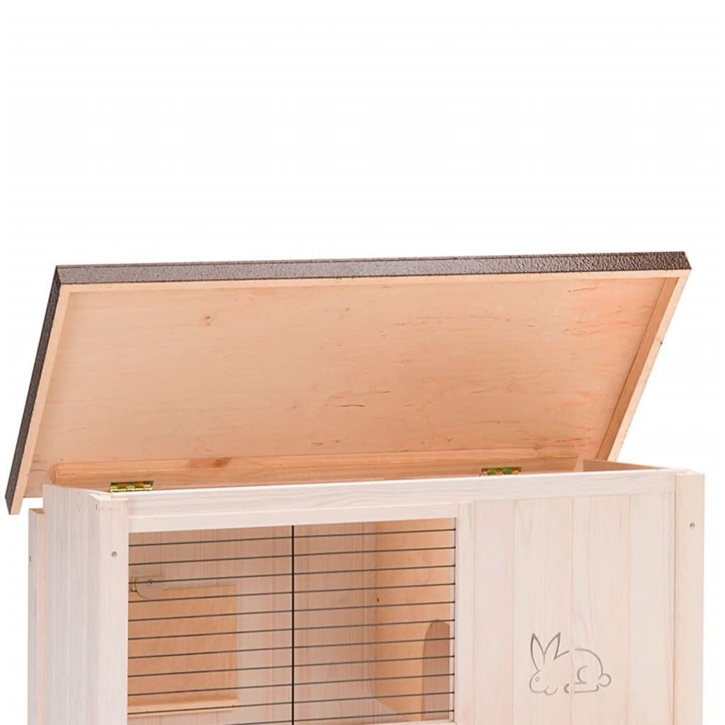 Ferplast Conejera de madera blanco para conejos thumbnail