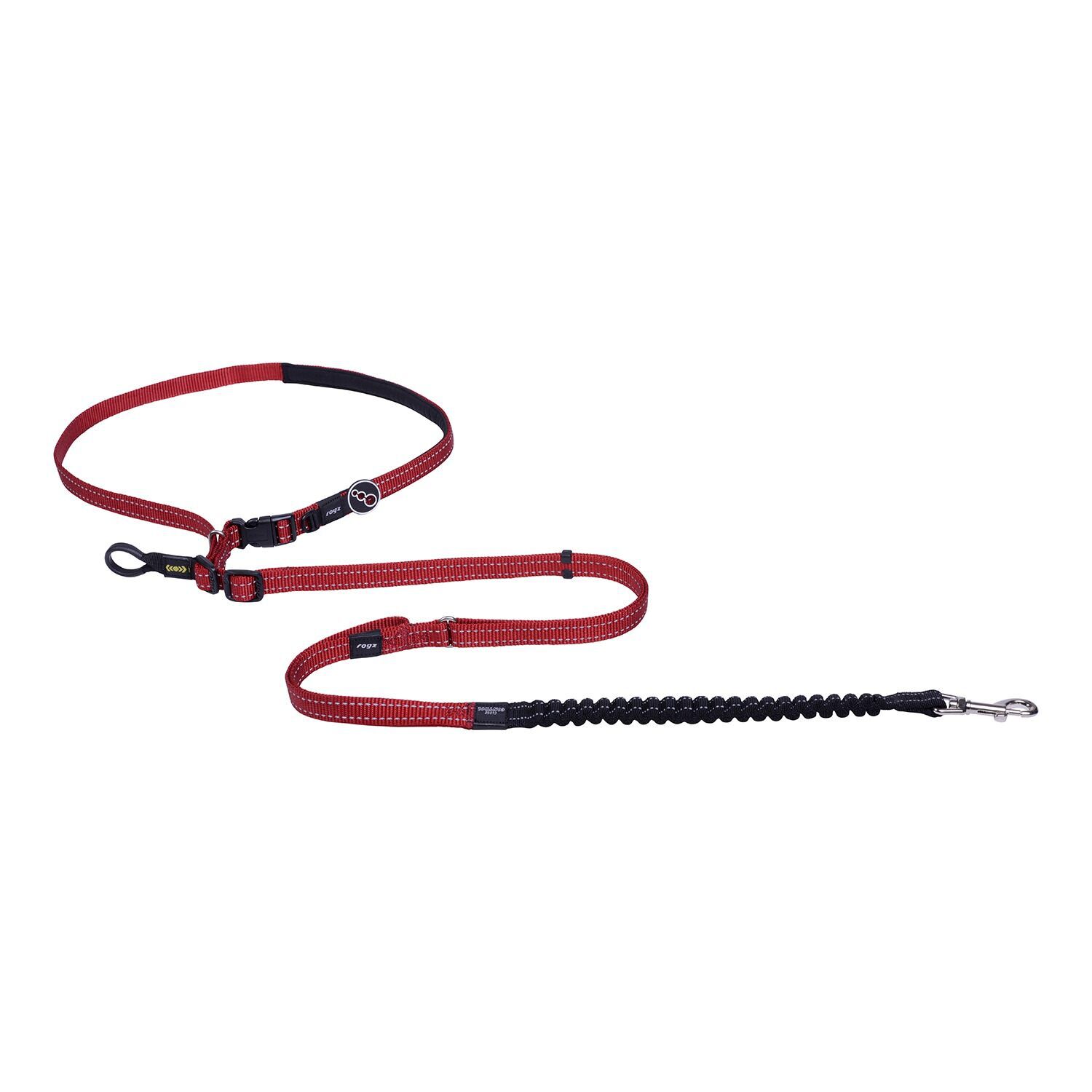 Rogz correa Handsfree roja para perros, , large Imagen numero 3