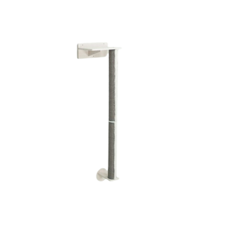 Trixie Set Accesorio de Pared con Poste Vertical de Sisal Blanco y gris para gatos
