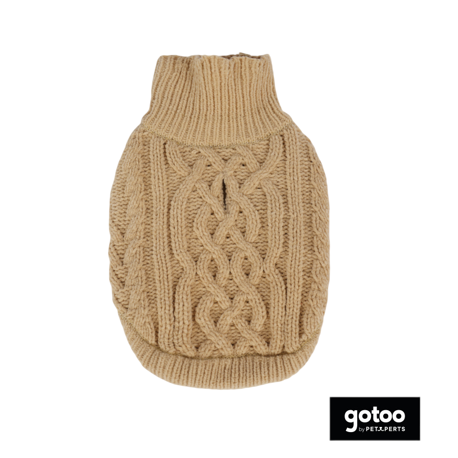 Gotoo Jersey de Punto Marr&oacute;n para perros, , large Imagen numero 2