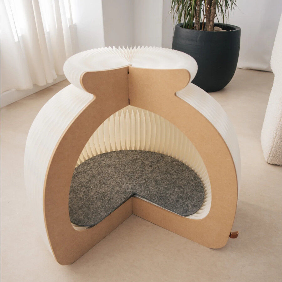 Althea Living - Cama Plegable para Gatos, papel kraft y cart&oacute;n reciclado, , large Imagen numero 2