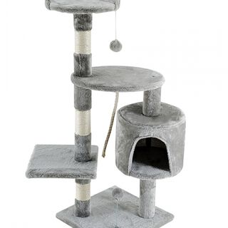 Mobiclinic Árbol rascador para gatos gris