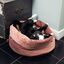 Cama de terciopelo para gatos color Rosa, , large indicador imagen numero 1