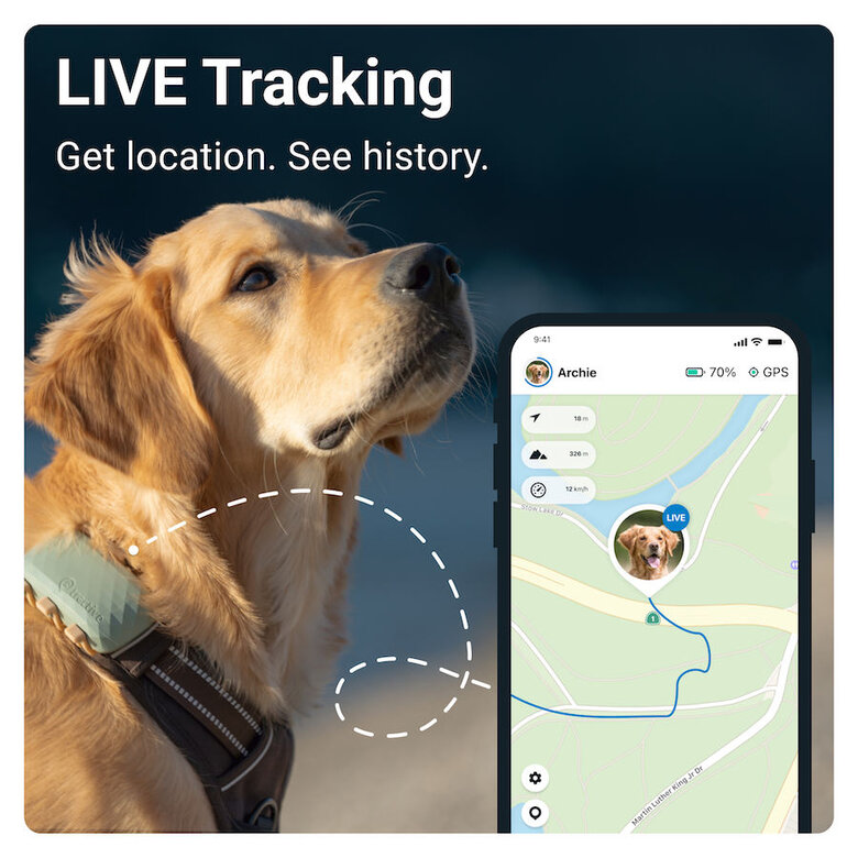 Tractive GPS Localizador XL para perros, , large image number null