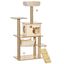 Árbol rascador para gatos Pawhut color Beige, , large indicador imagen numero 1