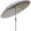 Outsunny Sombrilla de Jardín Ø250x240 cm con Manivela Parasol Exterior con Mecanismo de Inclinación y Poste Desmontable de Metal para Terraza Piscina Patio Gris Claro, , large indicador imagen numero 1