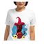 Mascochula camiseta mujer el brujo personalizada con tu mascota blanco, , large indicador imagen numero 1