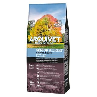 Arquivet pienso senior & light sabor pollo para perros