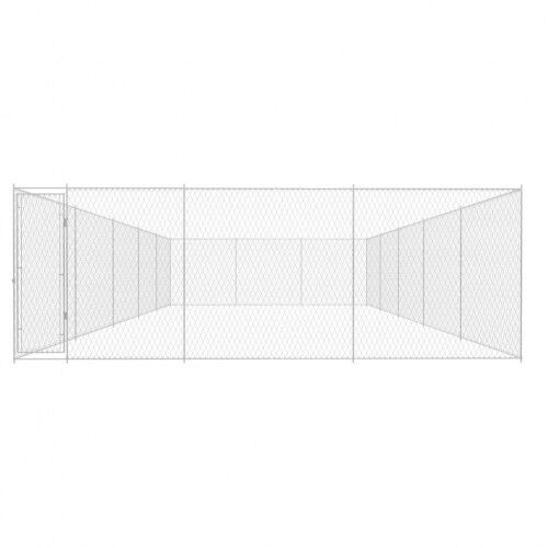 Perrera de acero galvanizado color Plateado thumbnail