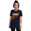 Mascochula camiseta mujer mola dalí personalizada con tu mascota azul marino, , large indicador imagen numero 3
