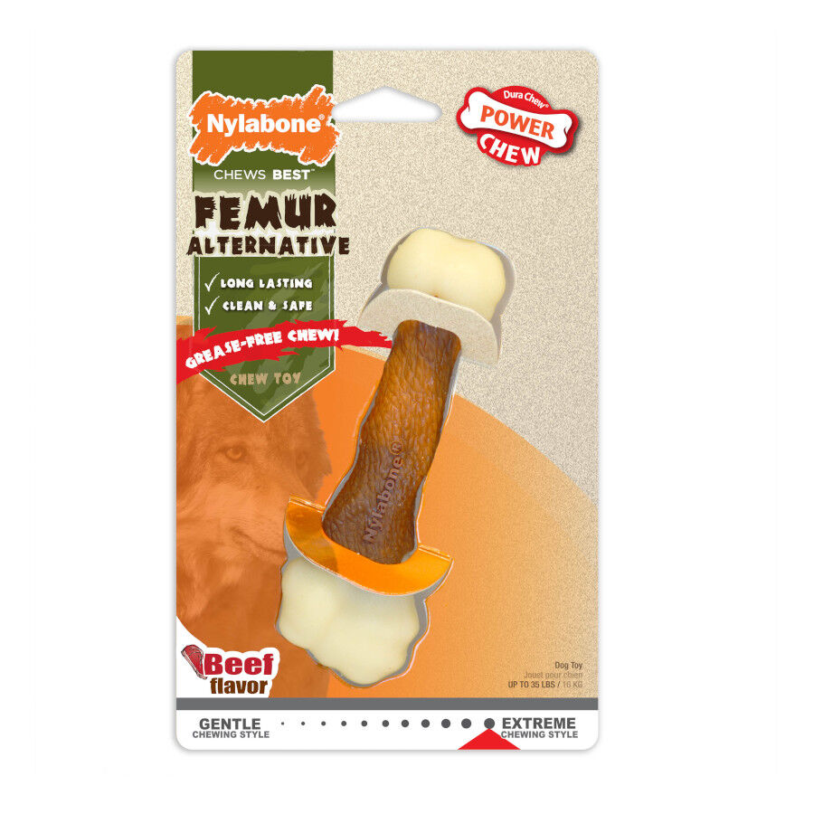 Nylabone Femur Alternative Hueso mordedor de goma para perros, , large Imagen numero 1