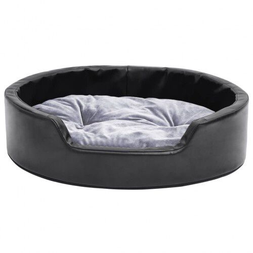 VidaXL Cama Color Negro y Gris Con Coj&iacute;n para perros y gatos, , large Imagen numero 7