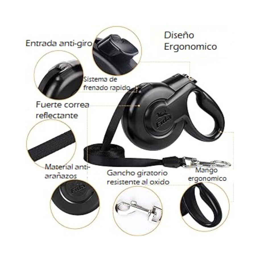 Fida Correa Extensible Fida Para Perro thumbnail