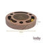 Leeby Pelusa rascador de cartón con bola y estampado madera para gatos, , large indicador imagen numero 5