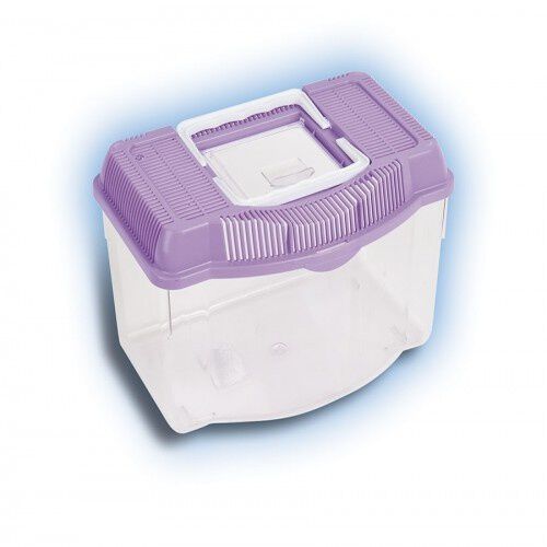 Pedr&oacute;s terrario de pl&aacute;stico morado para peces y reptiles, , large Imagen numero 1