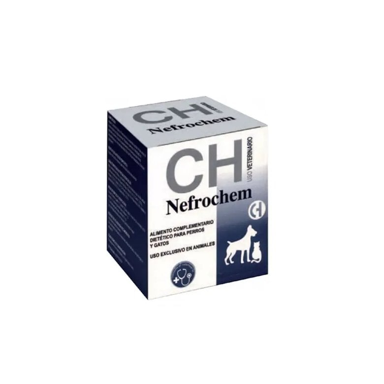 Nefrochem suplemento natural para perros y gatos que apoya la función renal Chemical Ibérica