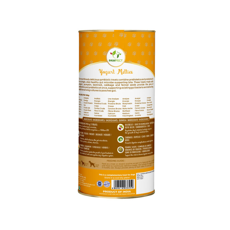Golosinas prebi&oacute;ticas y probi&oacute;ticas para perros: calabaza y yogur (38 g/1,34 oz), , large Imagen numero 2