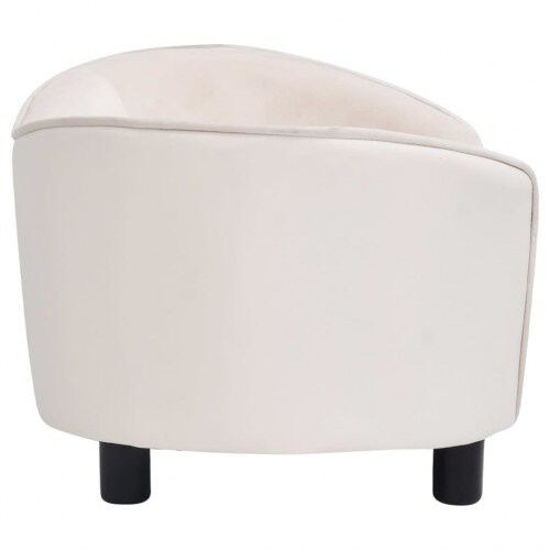 Vidaxl sof&aacute; grueso acolchado crema para perros, , large Imagen numero 5