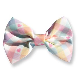 Puppies & Pom Poms Vichy Pastel Pajarita para perros