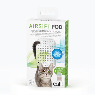 Catit Soporte y almohadilla reductora de olores para gatos