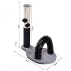 Columna de arañazos PawHut para gato color Blanco/Gris, , large image number null