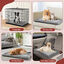 Nobleza Colchoneta para Cama para Perro Mediano, Colchón Lavable Antideslizantes para Mascotas, Cojines de Sofá Cómodos para Perros y Gatos, con Felpa Corta ultra Suave y Gruesa, Gris, 75 x 57 x 9 cm, , large indicador imagen numero 5