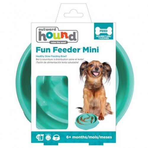 Outward Hound Slo Bowl Mini Comedero Verde para perros, , large Imagen numero 5