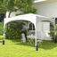 Outsunny Carpa Plegable Blanco, , large indicador imagen numero 2