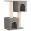 vidaXL &Aacute;rbol para gatos con postes de sisal Muebles Gatos mascotas Rascador, , large indicador imagen numero 1