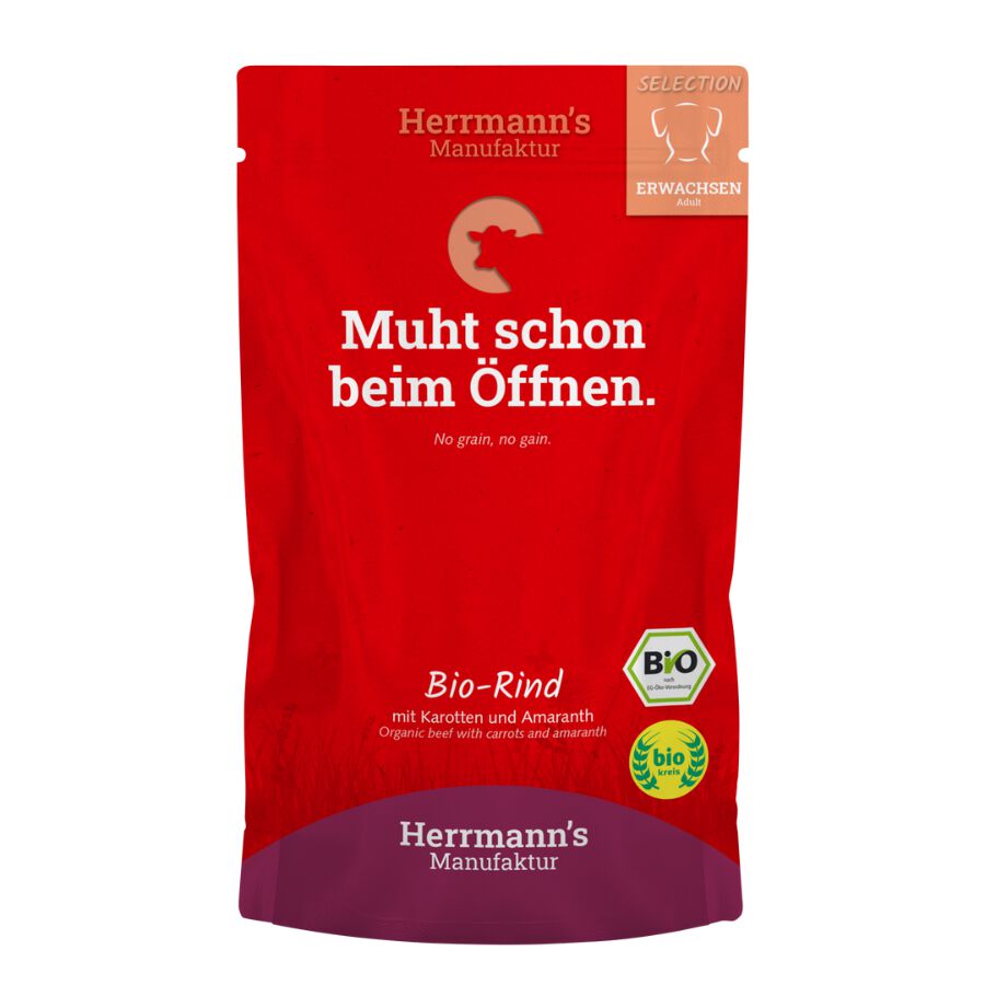 Selecci&oacute;n Adultos Bio Ternera con Zanahoria y Amaranto 12 x 400g, , large Imagen numero 3