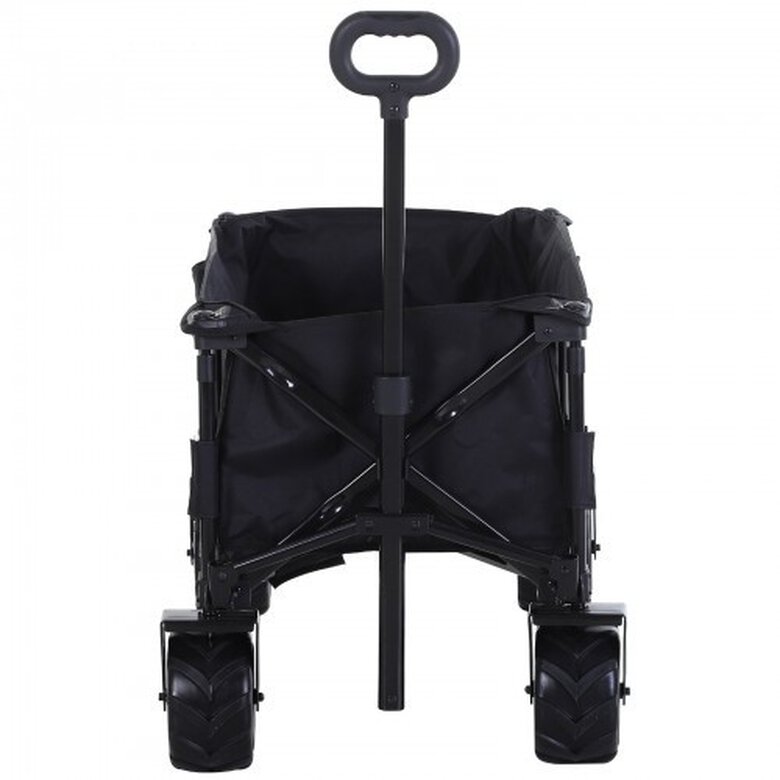 Carro plegable Outsunny con asa telescópica color Negro, , large image number null
