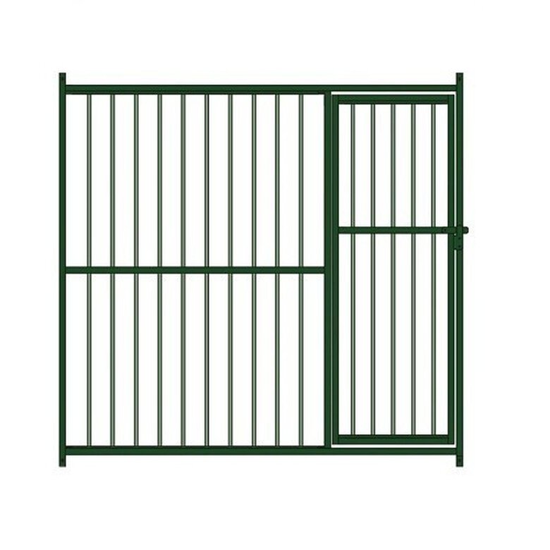 Panel frontal barras perrera color Lacado Verde, , large image number null