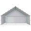 vidaXL Gallinero con Techo Plateado Acero Galvanizado Casa para Pollos Recinto, , large indicador imagen numero 3