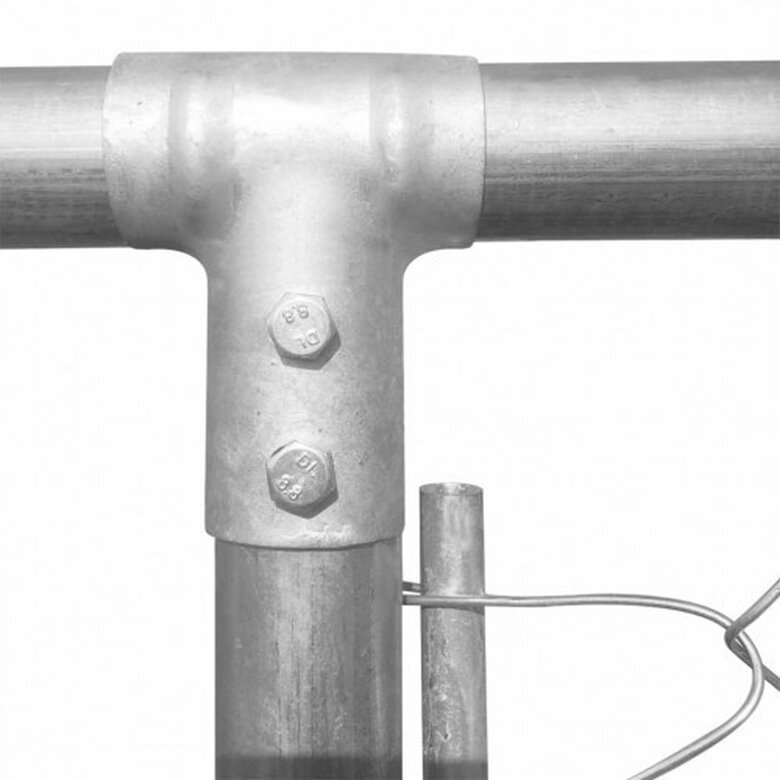 Perrera con toldo protector color Plateado, , large image number null