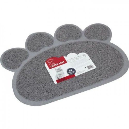 Mpets paw alfombra en forma de pata gris para gatos, , large Imagen numero 1