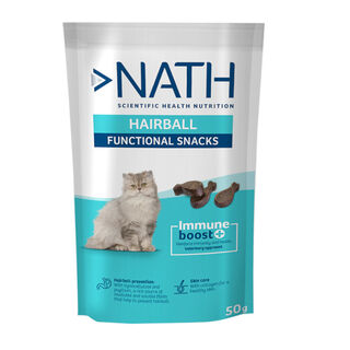 Nath Functional Snacks Bocaditos Hairball para gatos