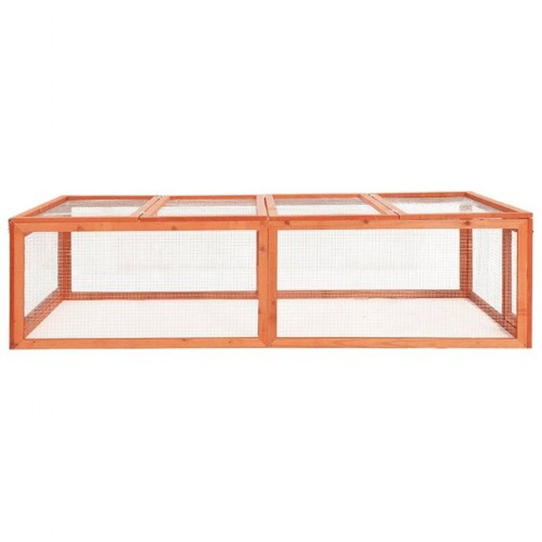 Vidaxl conejera exterior de madera para animales pequeños thumbnail