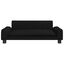 vidaXL Cama para perros de tela negra 70x45x30 cm, , large indicador imagen numero 6