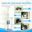 PawHut &Aacute;rbol Rascador para Gatos Grandes de 155 cm Torre para Gatos de Interior con Postes de Sisal Cueva Cama Hamaca y Bola de Juguete &Oslash;54,5x155 cm Blanco y Azul, , large indicador imagen numero 5