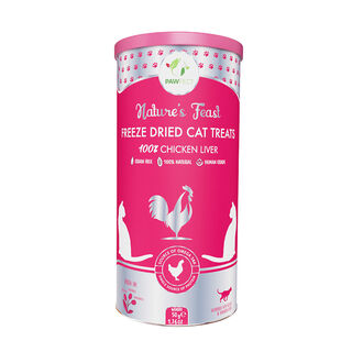 Pawfect Golosinas liofilizadas para gatos: hígado de pollo