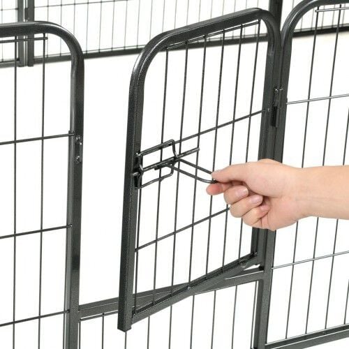 Perrera de exterior peque&ntilde;a para perros color Negro, , large Imagen numero 2