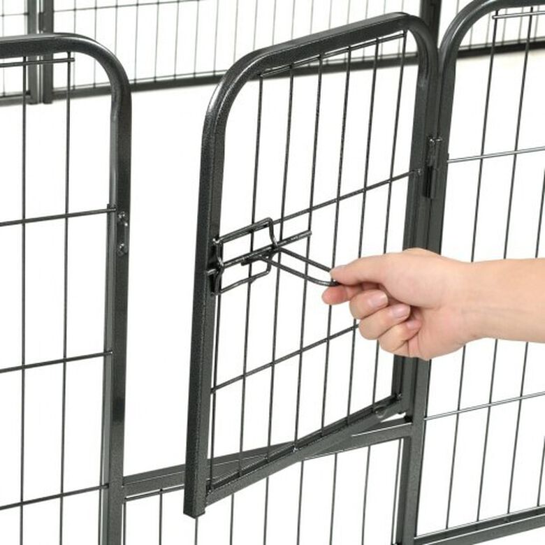 Perrera de exterior pequeña para perros color Negro thumbnail