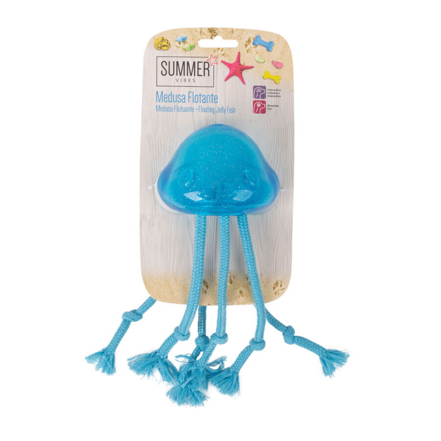 Summer Vibes Medusa Flotante juguete para perros, , large Imagen numero 1