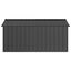 vidaXL Caseta para perros con techo acero galvanizado 114x202x101 cm, , large indicador imagen numero 4