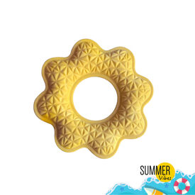 Summer Vibes Mordedor flotante con forma de flor para perros