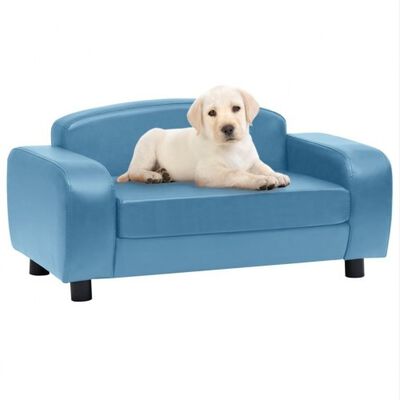 Vidaxl sofá alargado turquesa para perros